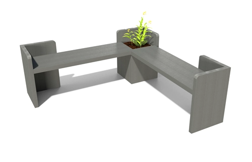 Banquette Alcôve avec jardinière