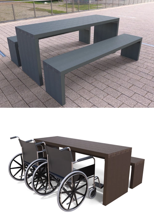 Table Arche PMR (gamme éco)