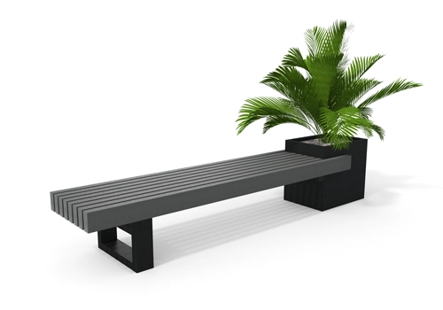Banquette Contemporaine avec jardinière