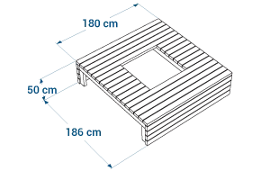 Entourage d'arbre Émergence (dimensions)