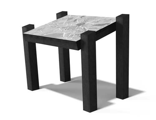 Table d'information 4 pieds