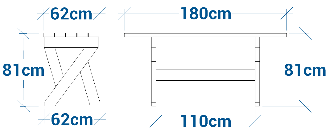 Table pique-nique Atrium